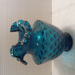 Fenton Thumpprint Ruffled Vase